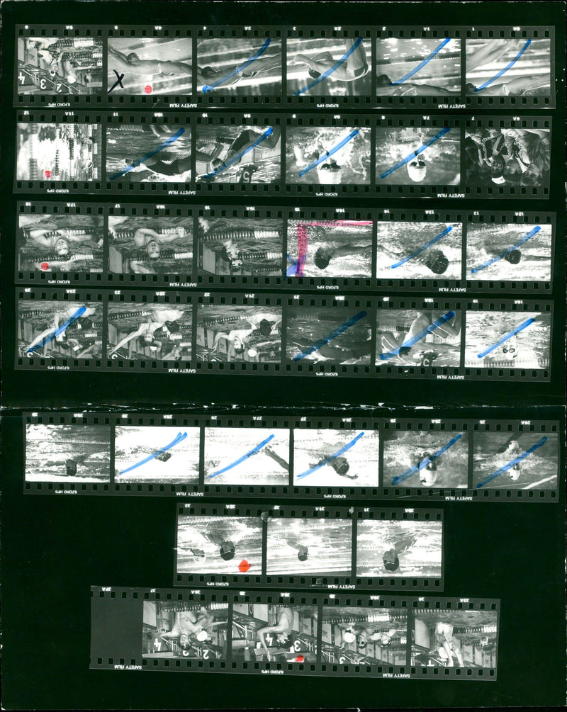 1984 DECISION FIRALE FREESTYLE FOLLOWSS RAILWA ROTH FILM PETER - Vintage Photograph