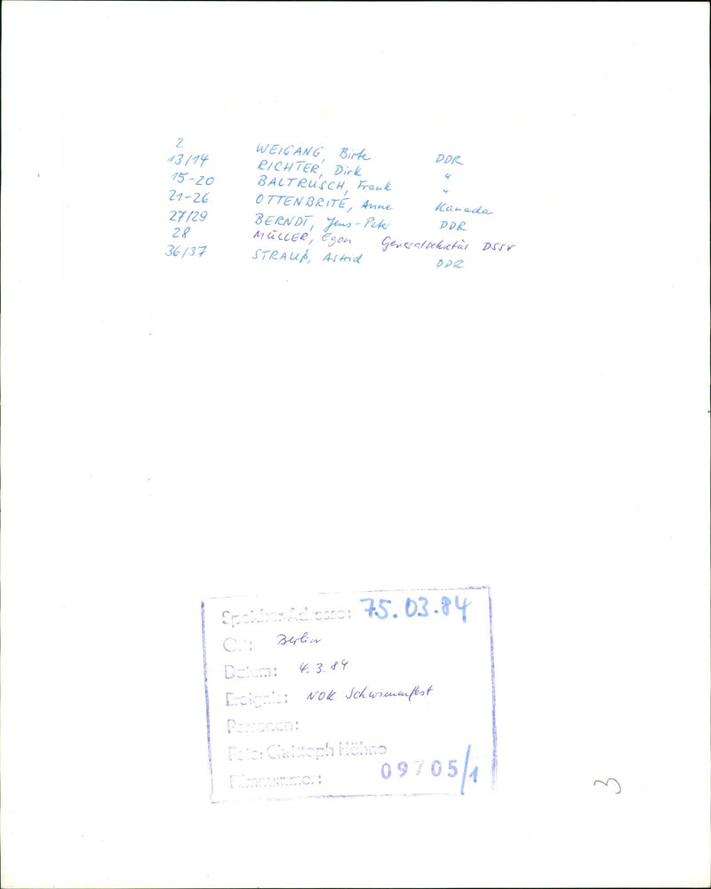 DECISION FIRALE FREESTYLE FOLLOWSS RAILWA ROTH FILM PETER - Vintage Photograph