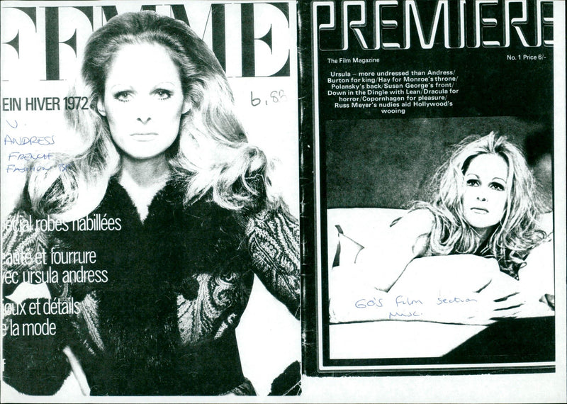 1972 - RUSS MEYERS, KING, FASHION, FILM - Vintage Photograph