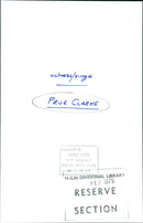 Prue Clarke - Vintage Photograph