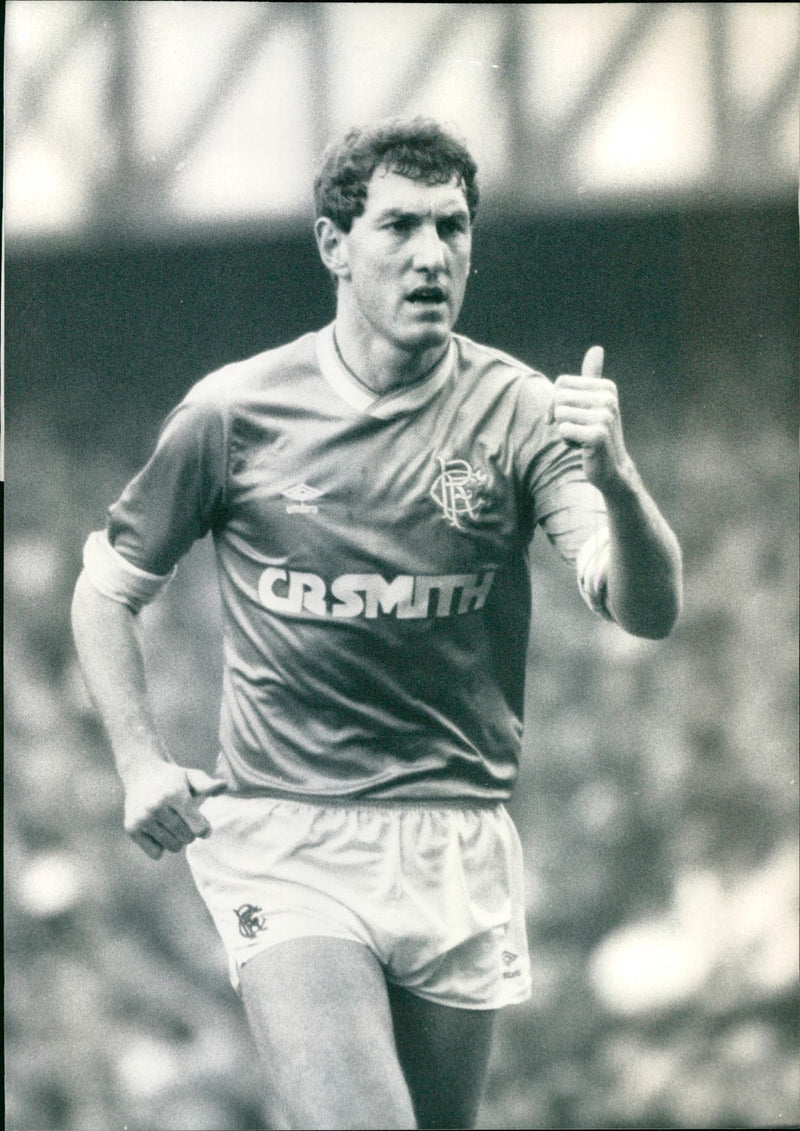 BUTCHER TERRY FOOTKALL GLASGOW RANGERI - GLW FROM RANDOLPH AGHIE, FIRST, FILM - Vintage Photograph