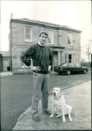 BUTCHER TERRY FOOTKALL GLASGOW RANGERI - ROM RANDOLPH GHIE, FILM, WIFE - Vintage Photograph