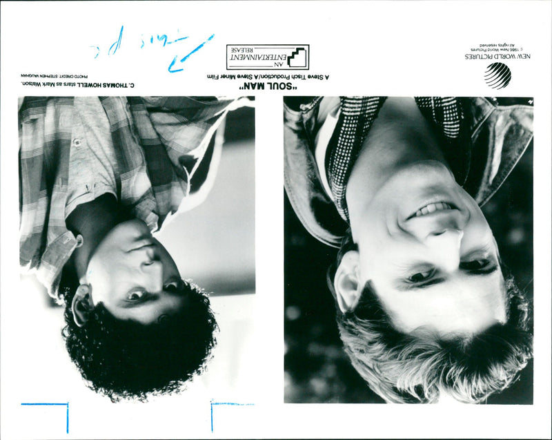 1986 - HOWELL C THOMAS LONDON DAILY METRO BY VAUGHAN STEPHEN STEVE, FILM - Vintage Photograph