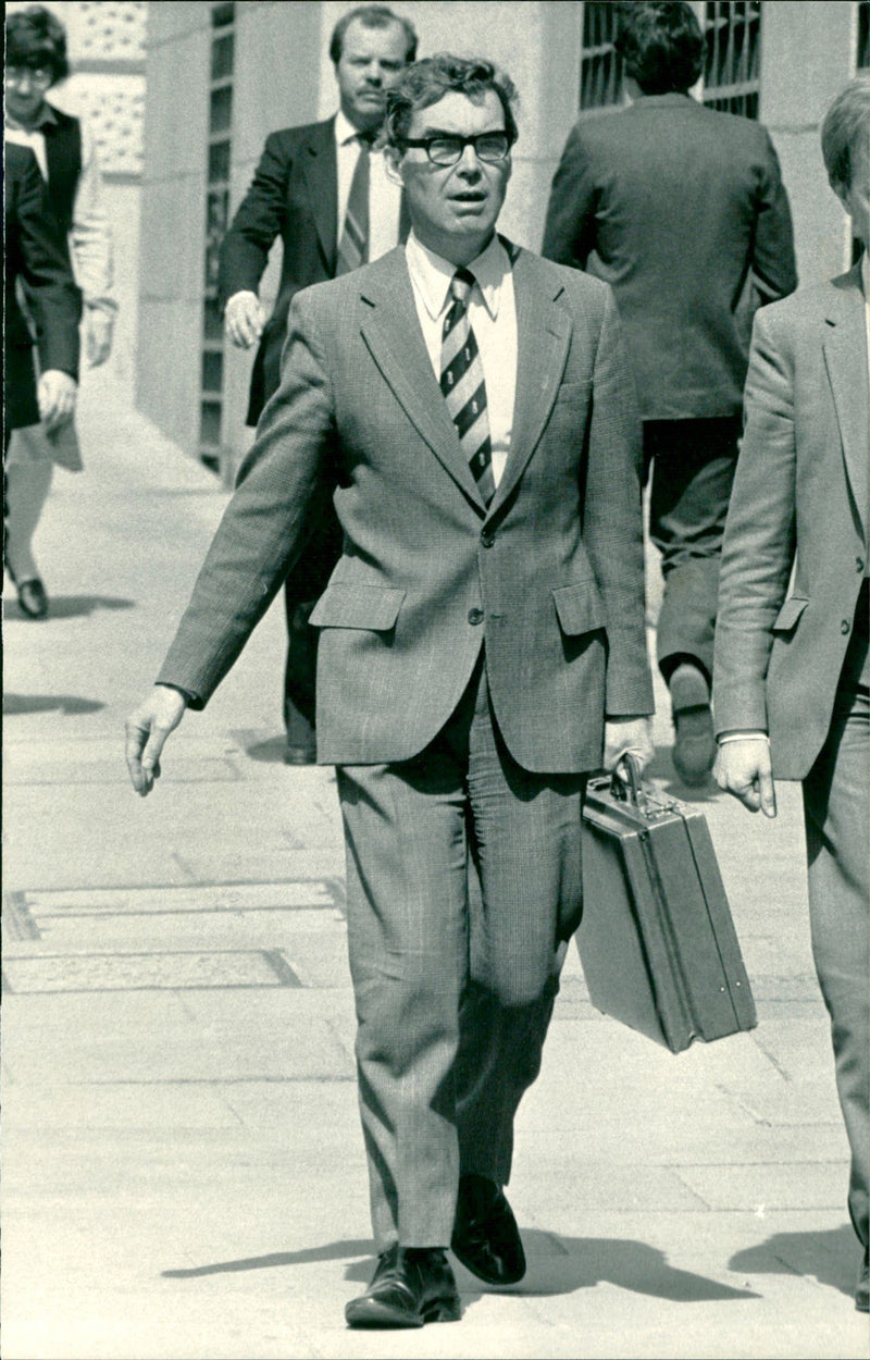 LT.COLONEL MICHAEL THOMAS , SECOND - IN - COMMAND AT THE ARMY BLOOD - Vintage Photograph