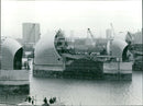 THAMES BLOOD BARRIER - Vintage Photograph