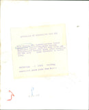 HARRIS ROLE TRI MUSIC TVI SINGER - PERSONALITY GETS AUSTRALIAN, QUEEN - Vintage Photograph