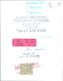 HARRIS ROLE TRI MUSIC TVI SINGER - RESERVE DIVISIONAL BRARY IAN, LONDON - Vintage Photograph