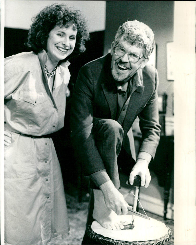 1984 - HARRIS ROLE TRI MUSIC TVI SINGER CENTRAL PLC INDEPENDENT TELEVISION ROLF - Vintage Photograph