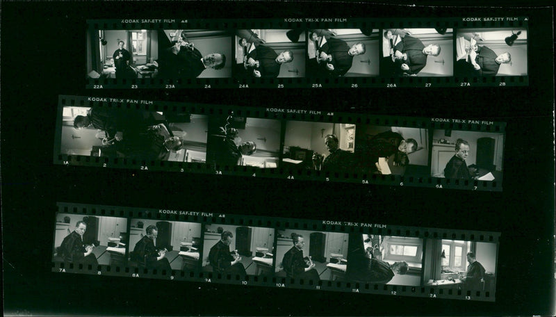 1965 - GRIFFITHS FATHER HUGH WAREYND STRIP, ASTON, FILM - Vintage Photograph