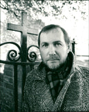 1984 - WRITER JOHN BROWN PRESS FROM OFFICE THE BROWN

, - Vintage Photograph