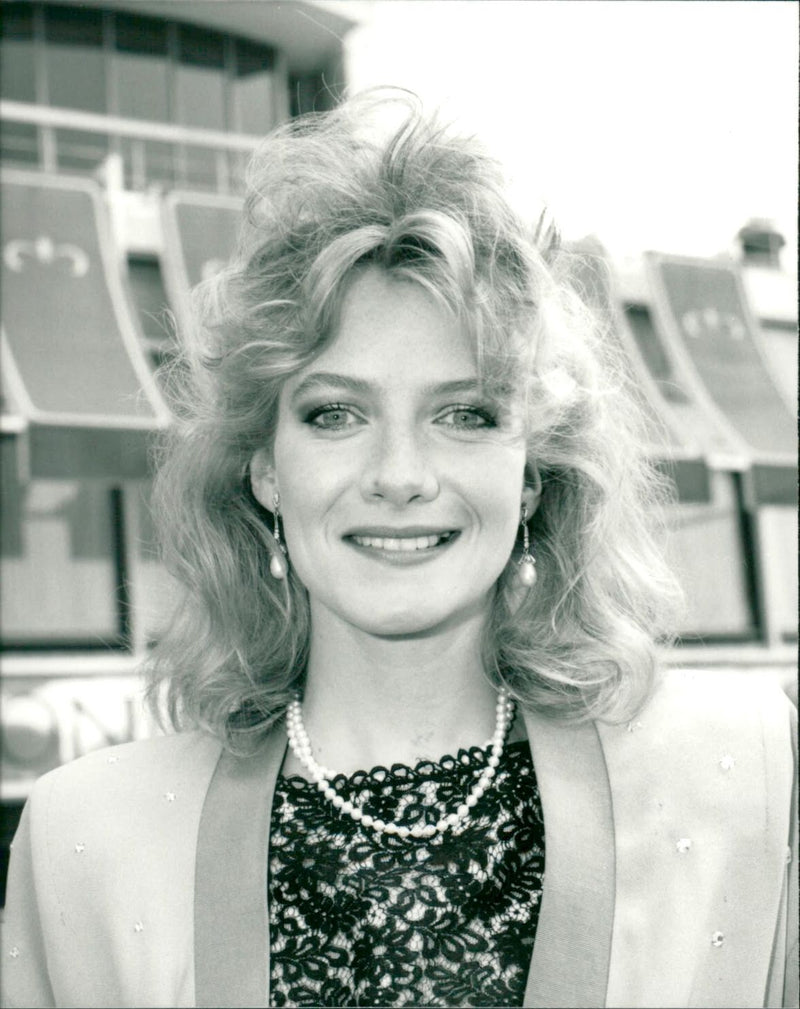 1985 - HENDLEY BROWN ACTRESS FIONA, LONDON, BRITAIN - Vintage Photograph