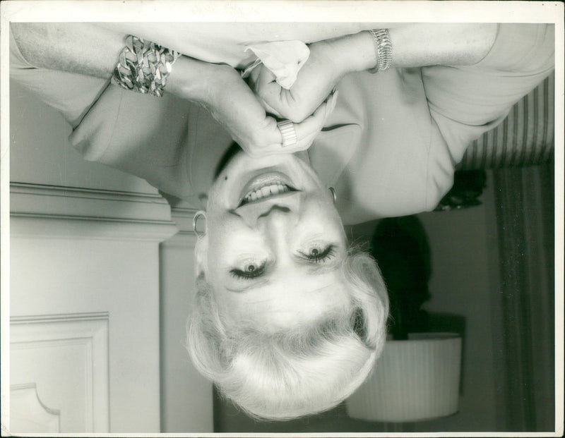ROGERS GINGER - TEREVISION BBC ALAN, LONDON, FILM - Vintage Photograph