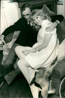 1967 - HAMPSHIRE SUSAN ACTRESS CON THEO EATWELL PLEST PIERRE, LONDON, FILM - Vintage Photograph