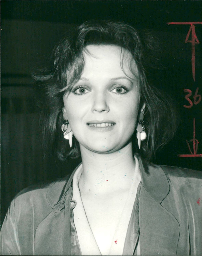 1986 - ACTRESS RICHARDSON MIRADA JAN MIRANDA, LONDON, QUEEN - Vintage Photograph