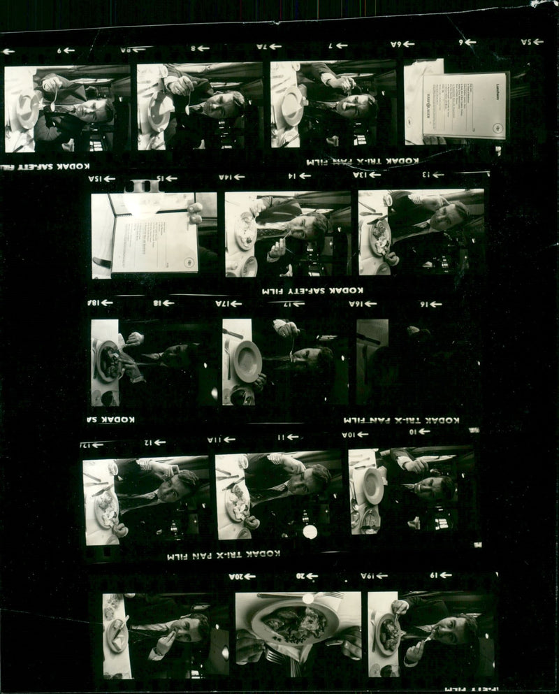 FARMER HUGH PEOPLE STAFF - FILM - Vintage Photograph