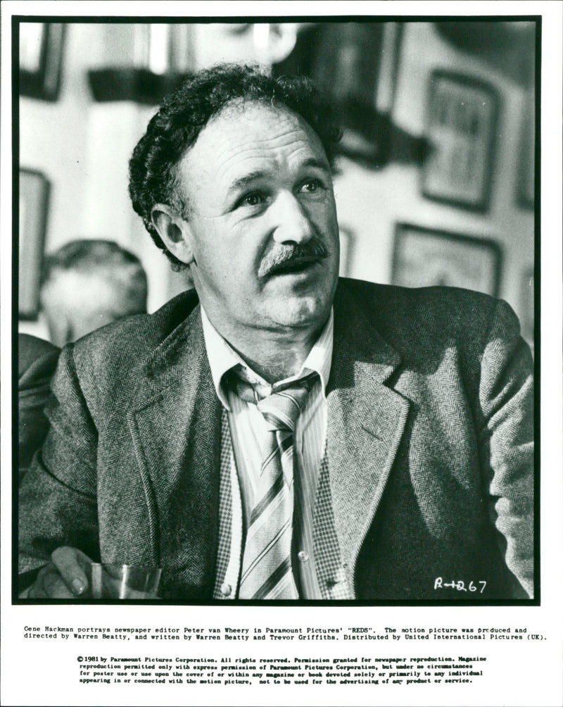 HACKMAN. GENE. FILMS. - Vintage Photograph