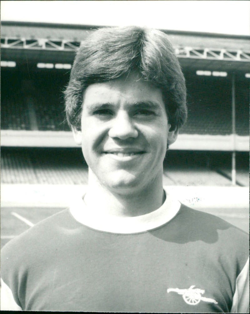 1977 - TYLER DENNIS FOOTBALL ARSENAL JENNIS TYTE UNIVERSO, LONDON, PRESS - Vintage Photograph