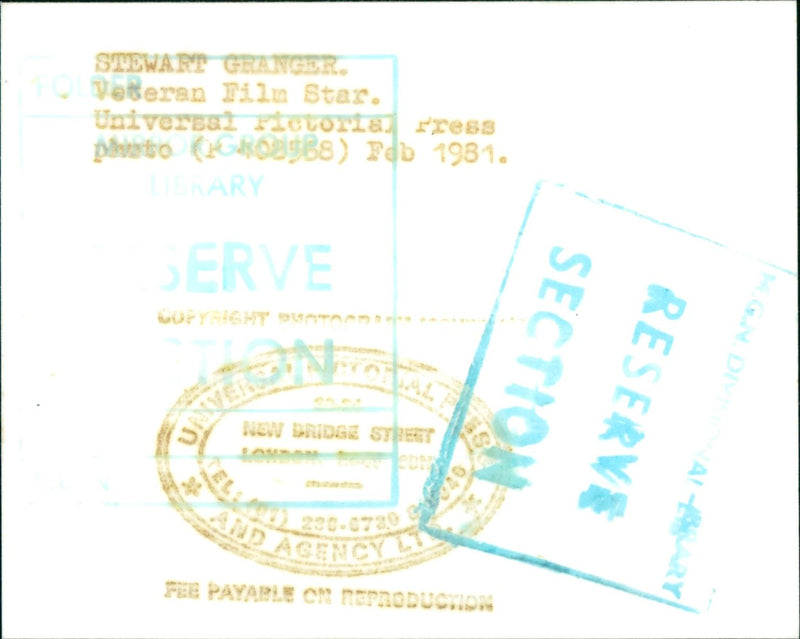 GRANGER STENART FILMS - Vintage Photograph