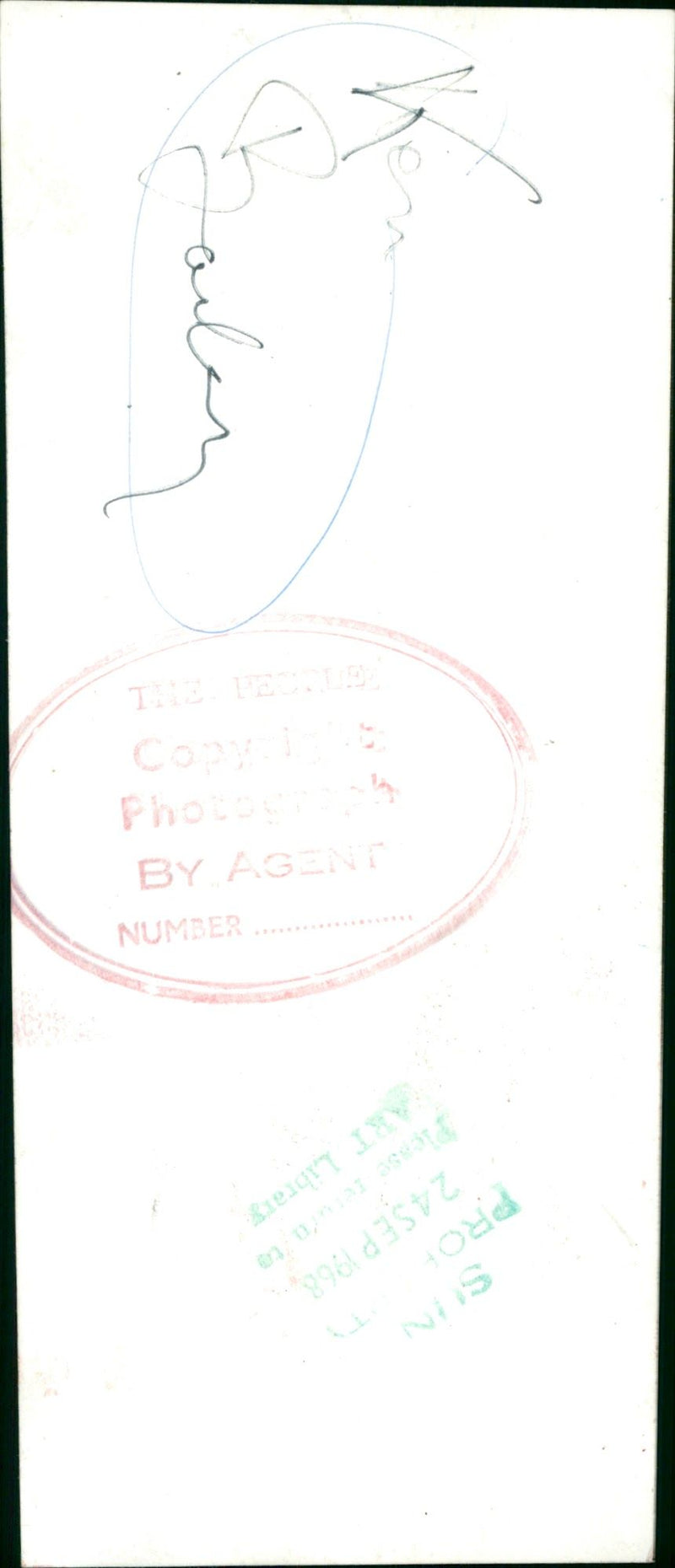 BAILY KEN PEOPLE STAFF - NUMBER GALERY AGENT, FILM - Vintage Photograph