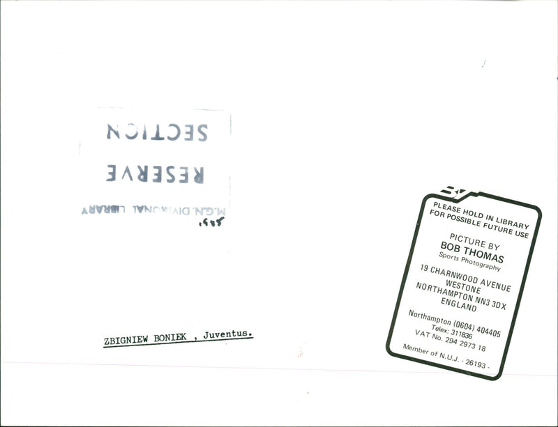 BONIER NIEW FOOTBALL - VNOVIAGNOW AVON SAD NILAS BY BOB THOMAS, FILM, ENGLAND - Vintage Photograph