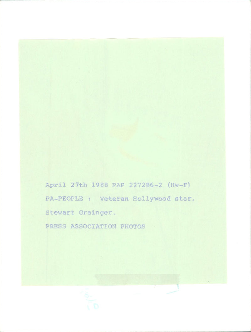 GRANGER STENART FILMS - Vintage Photograph