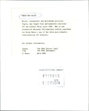 1966 - ELLIS NESTA WYN LIB CAND WRITER, ONE, LONDON - Vintage Photograph