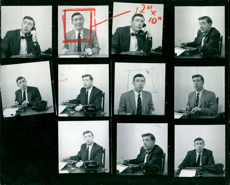 1962 - JOHNS HUGH PCOLE SMERS SRAFF Z SEOPLE, PEOPLE, WRITER - Vintage Photograph