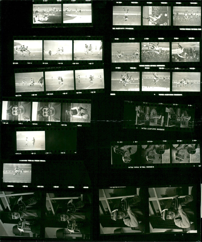 BAKER JOE FOOTBALL HIBERIAN F C - ENGLAND, SS, FILM - Vintage Photograph