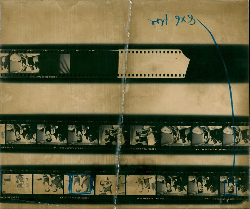 TURPIN JACKIE JER BOXER - POMANE, FATHER, FILM - Vintage Photograph