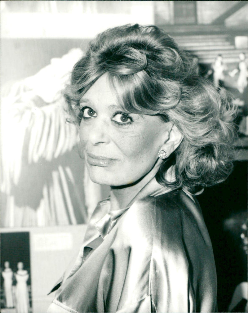 1986 - MERCOURI MELINA ACTRESS MRS, LONDON, GREECE, FILM - Vintage Photograph