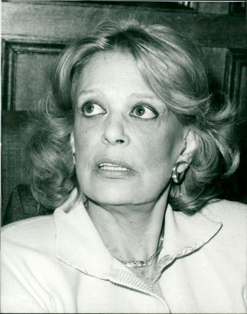 1983 - MERCOURI MELINA ACTRESS MINISTER, LONDON, FILM - Vintage Photograph