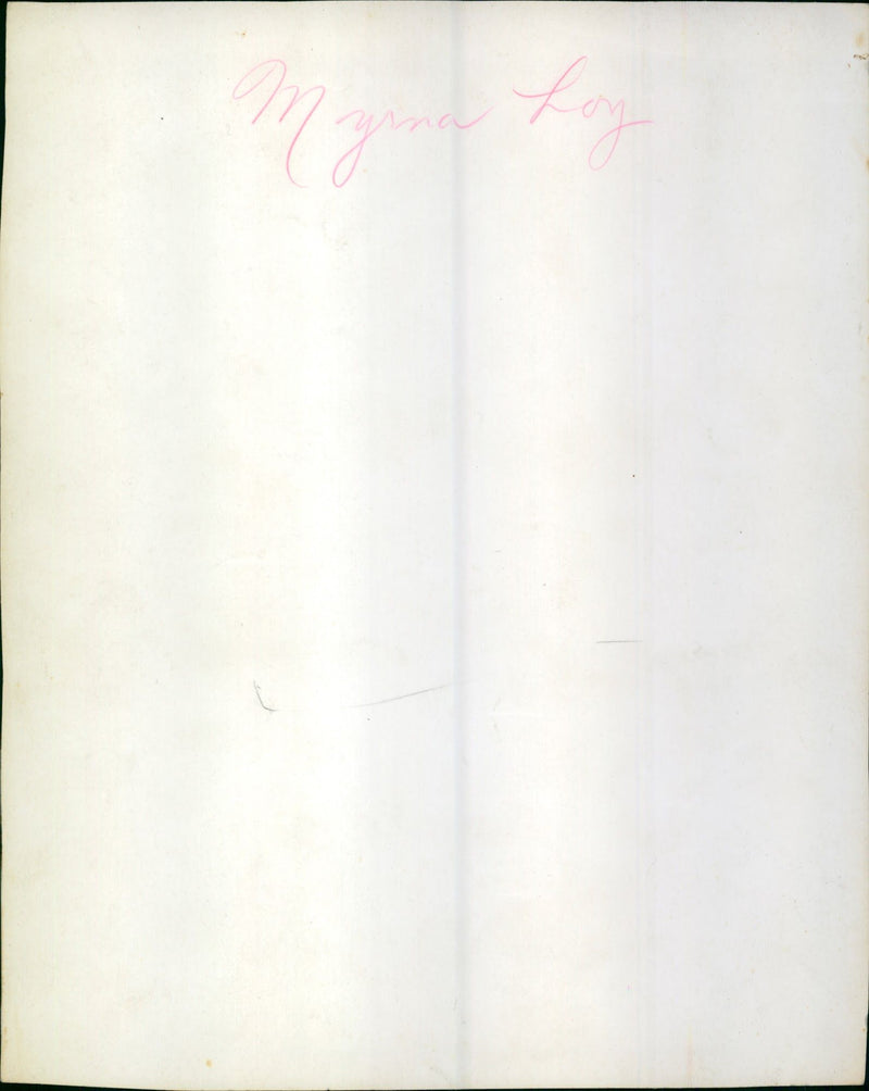 LOY MYRNA FILMS - Vintage Photograph