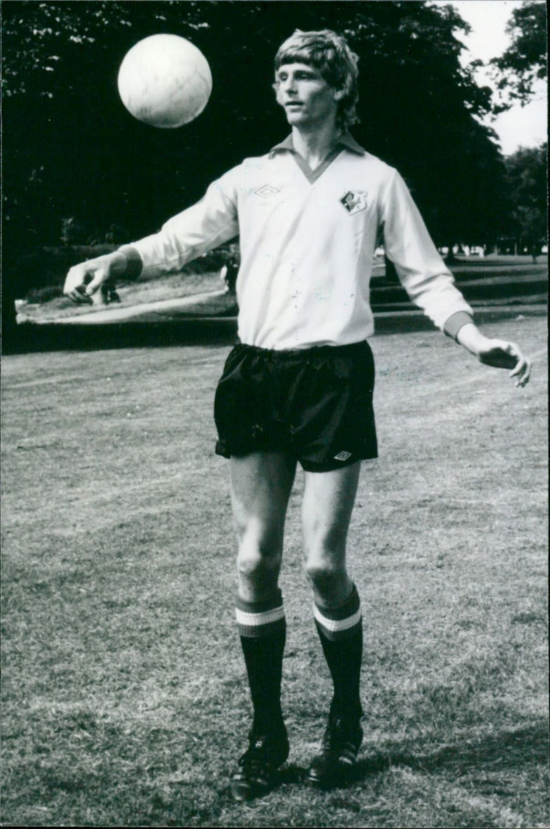1978 - JENKINS ROSS FOOTBALL WATFORD, LONDON - Vintage Photograph
