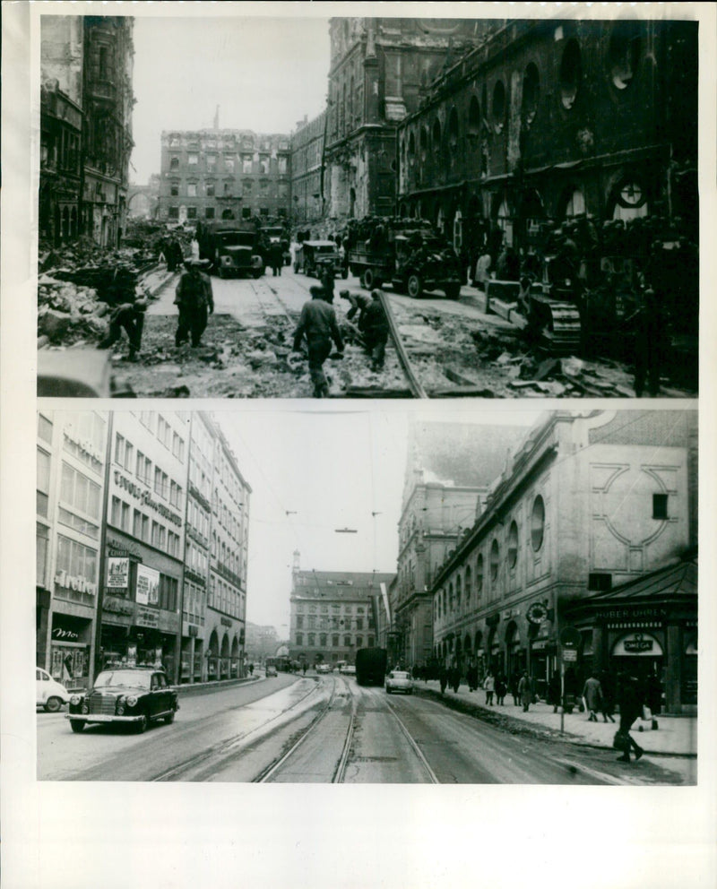 1945 - MUNICH GERMAN EMBARGOED PHOTOS FEATURE, LONDON, WAR - Vintage Photograph