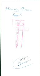 FILM PRODUCER MICHAEL POWELL - ZEYTINY SENT SAMT JPLICATE - Vintage Photograph