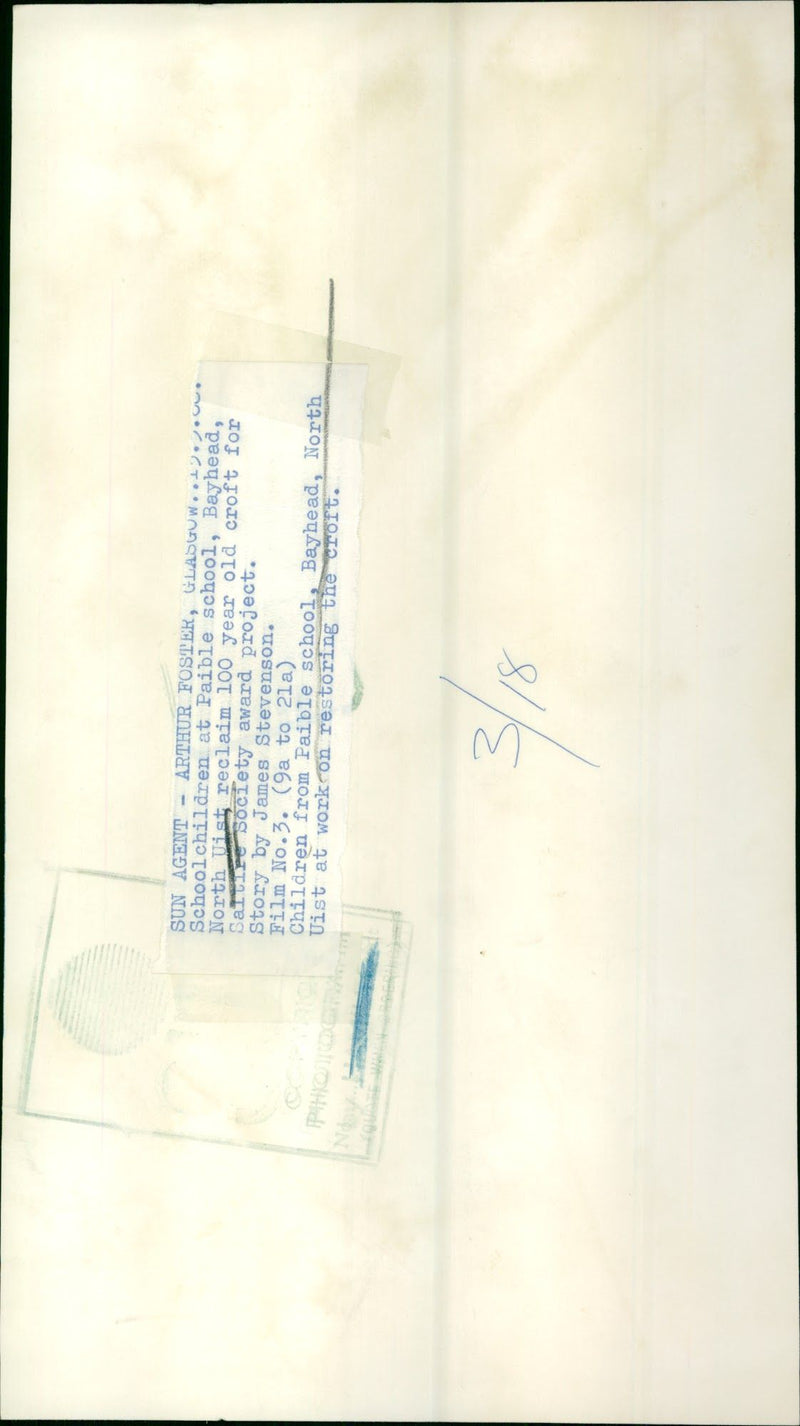 BAYHEAD - SUN AGENT FOSTER ARTHUR STEVENSON JAMES, FILM - Vintage Photograph