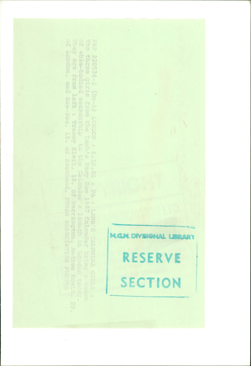 1907 - RESERVE MGN DIVISIONAL LIBRARY, DE - Vintage Photograph