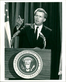 1960 - FOLDER PROG MARTIN KENNEDY FITZGERALD JOHN, FILM - Vintage Photograph