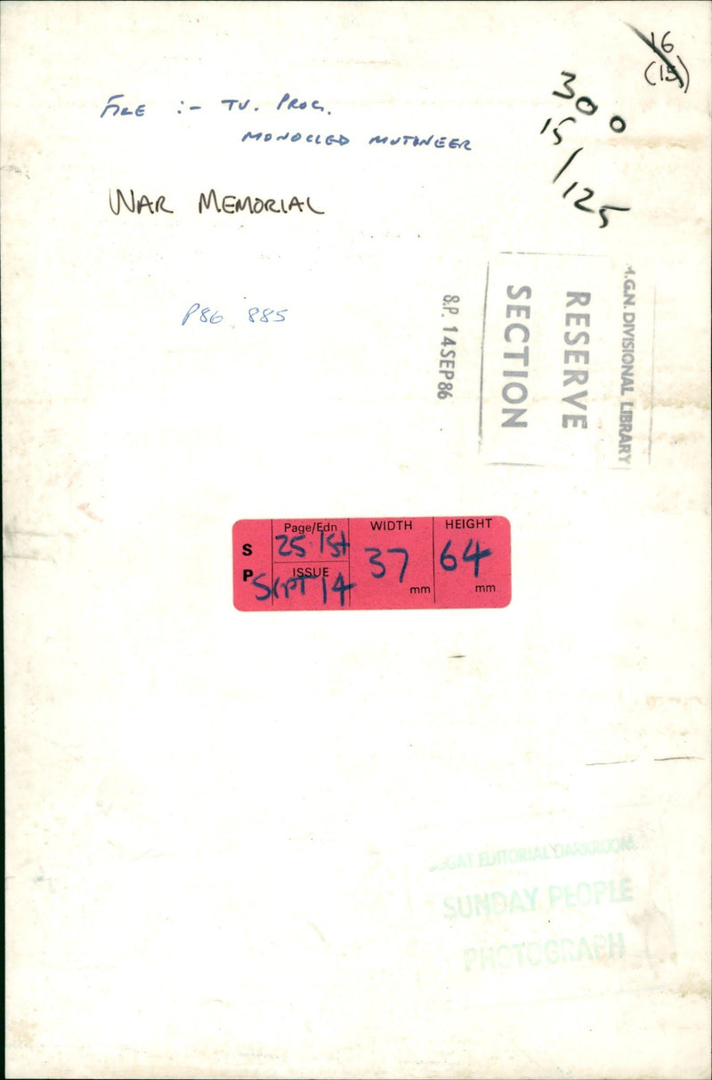 RADIO T V PROG THE CHARMER - NUE PROS, WAR - Vintage Photograph