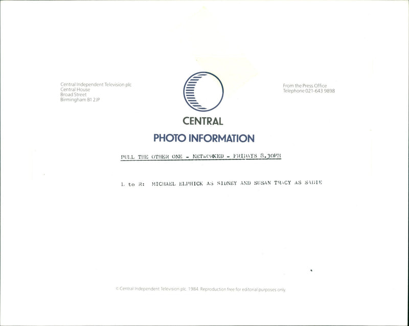 1984 PAUL ACTRESS FILM PRESS DEATH - Vintage Photograph