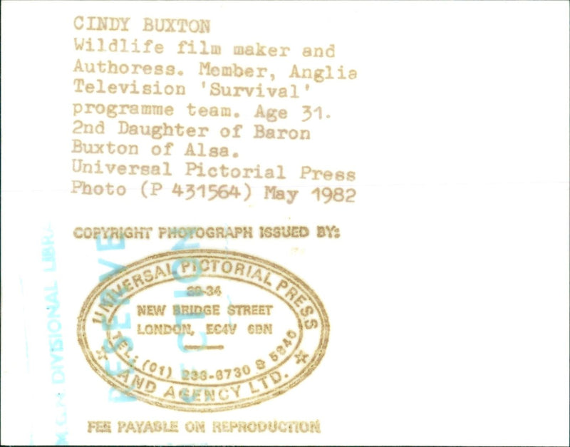 FILM DAUGHTER PRESS MEMBER TELEVISION - Vintage Photograph