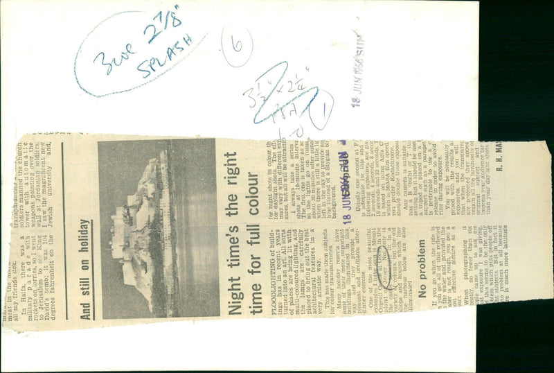 CHANNEL ISLES - ALL THE BY TIMES, TAKEN, DE, FILM - Vintage Photograph