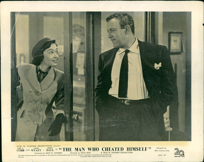 LEE C - JACK M. JANE COBB WARNER JOHN J., FILM - Vintage Photograph