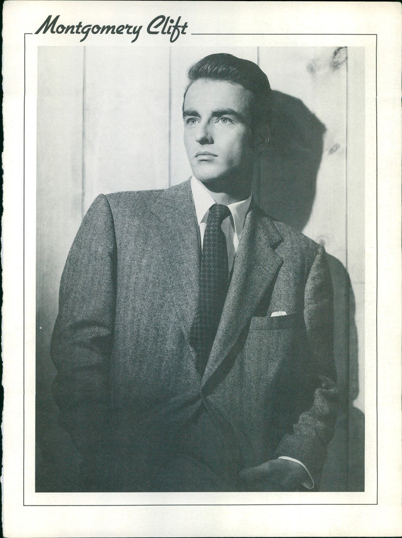 CLIFT MONTGOMERY - ONCLE FILM TATI JACQUES DE - Vintage Photograph