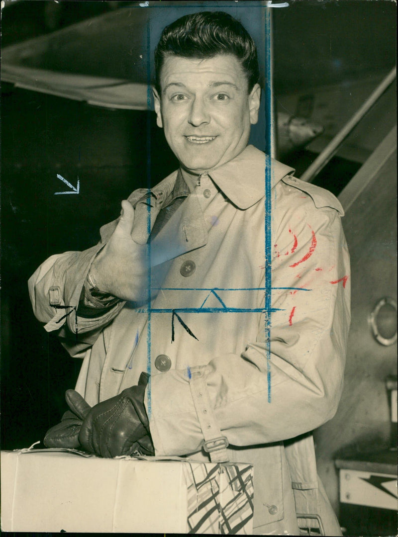 1953 - KING DAVE COMEBIND SKOLX ADEP, LONDON, FILM - Vintage Photograph