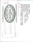 1985 - GREEN BENNY T V LANCE FREE, LONDON, WRITER, PRESS - Vintage Photograph