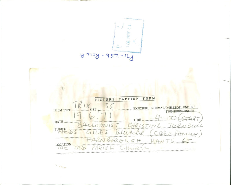 BULMER GILES CHE FAMILY - NOT ILJ, TWO, FILM, - Vintage Photograph