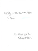 CAMES DANITY THE BY PAUL SMITH, FESTIVAL, FILM - Vintage Photograph