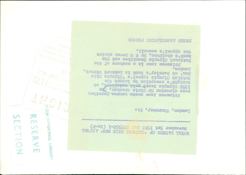 1956 - BRASHER CHRISTOPHER T V TEEB SEER WRITER ROYAL LAUNCH OLYMPIC BEVAN - Vintage Photograph