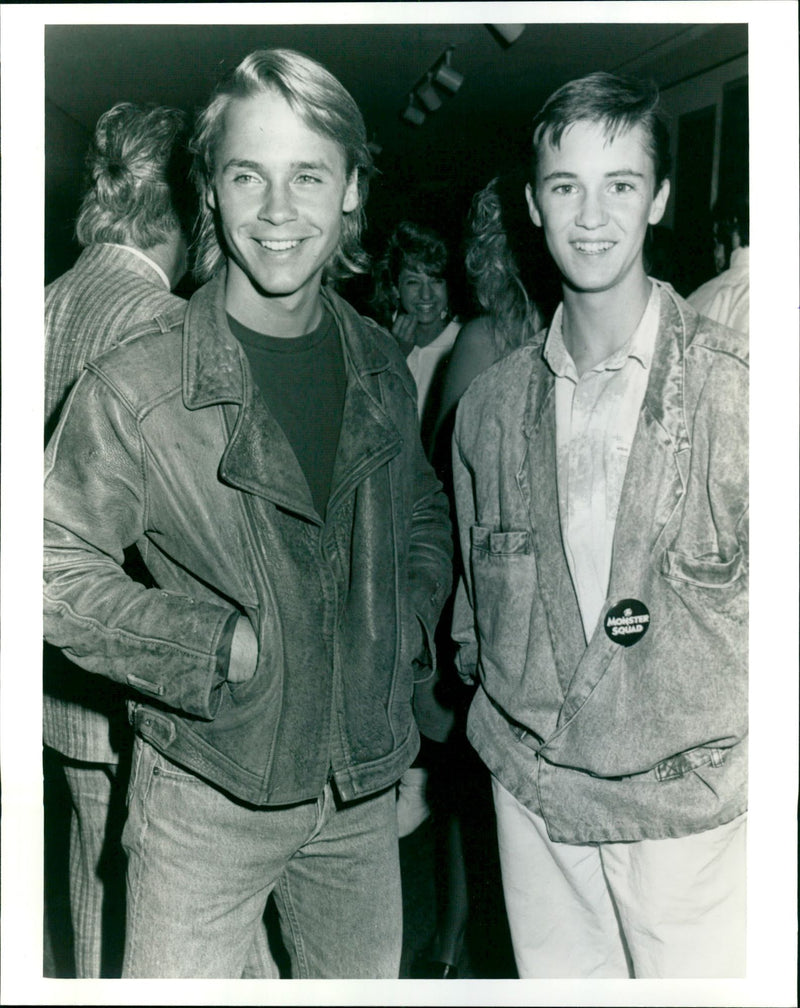 1987 - LOWE CUNO CHAD TEEN STARS, LONDON, ROCK, FILM - Vintage Photograph